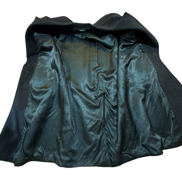 Il Telaio Mens Cashmere Wool Coat Sz 40R Charcoal Gray Luxury Business Old Money - Picture 7 of 16